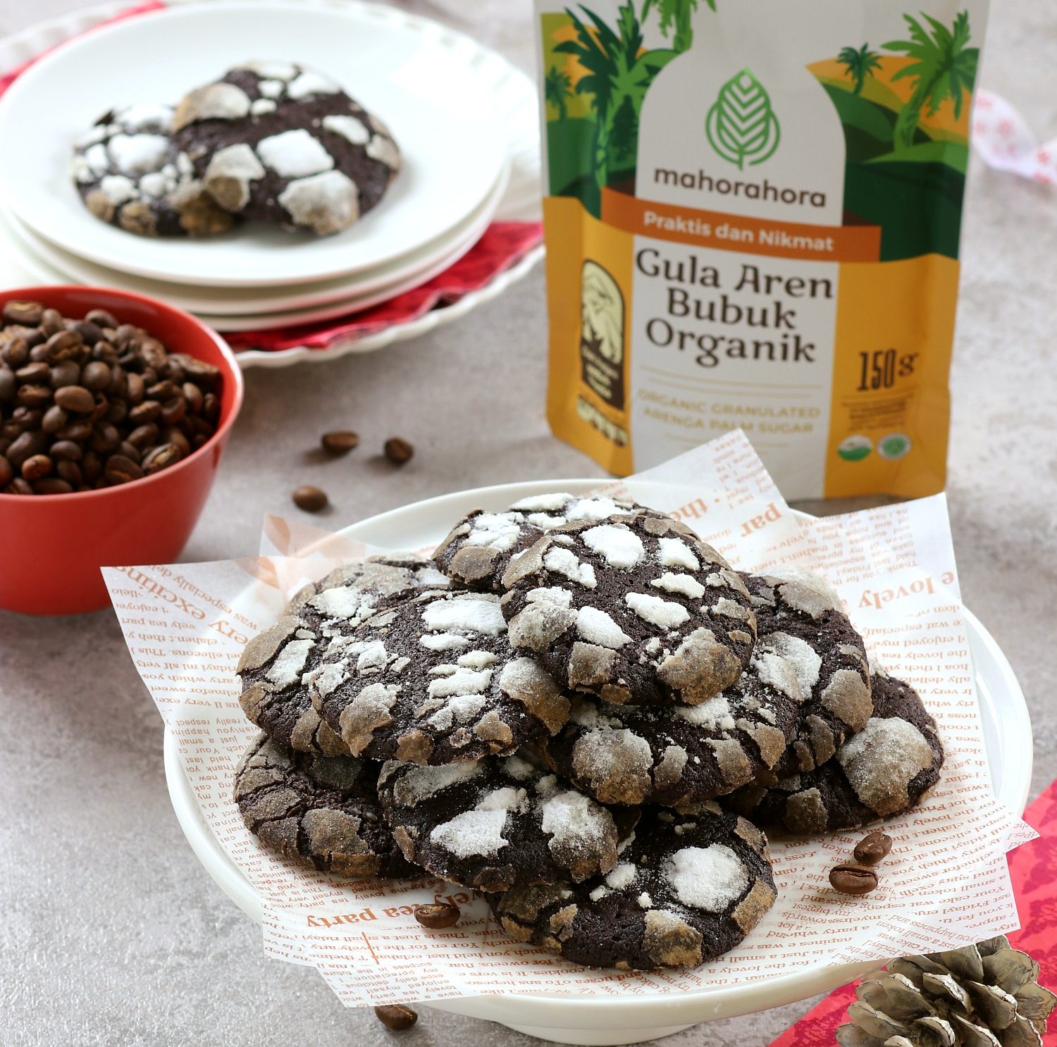 Resep-Chocolate-Coffee-Crinkle-Cookies